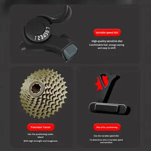 Bicicletta da Montagna per Bambini Ollie's Little Mountain da 22 Pollici per 6-12 Anni con Forcella Ammortizzata, Doppio Freno e Pneumatici Antiscivolo - Product Image 4