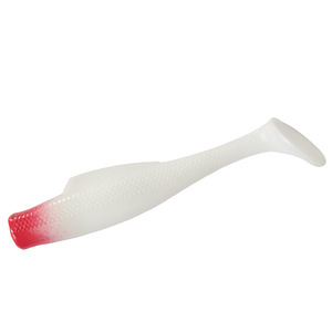 T-Tail Tpr <b>Floating</b> Soft Bait 50Mm White With Red Tip For Bass Lure <b>Fishing</b> - Product Image 1