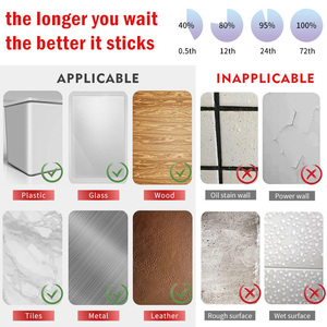 Effacer Nano Ruban Adhésif Double Face Haute Qualité Taille Personnalisée Découpé Lavable Gel Grip Ruban pour Crochet - Product Image 5