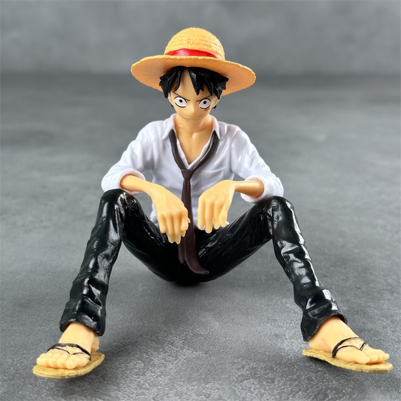 Posición sentada Luffy Blanco