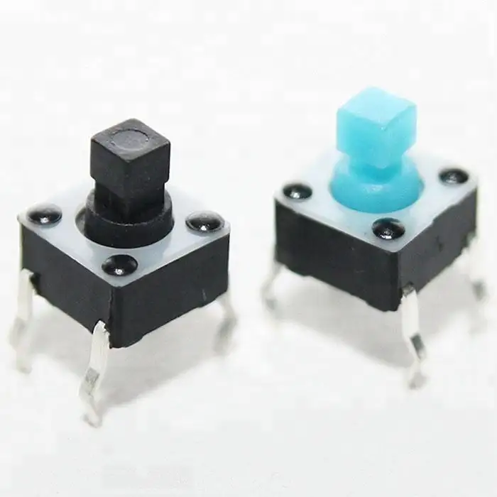 6x6x7.3mm DIP tact anahtarı TC-06J inceliğini anahtarı dip dokunsal mikro basmalı düğme anahtarı