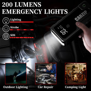 Jump <span class=keywords><strong>Starter</strong></span> Multifungsi, pengisi daya baterai portabel daya tinggi 6400mAh 12V Bank daya mobil - Product Image 3