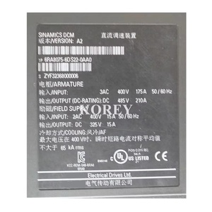 ตัวแปลงกระแสตรง6RA8075-6DS22-0AA0ใช้ในอุตสาหกรรมได้รับการรับรอง CE 6RA8075-6DS22-0AA0 IP20ตัวแปลง DC 6RA8075-6DS22-0AA0 CE - Product Image 5