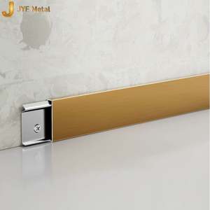 JYFMETAL LL417 Stainless Steel Skirting Profiles Baseboard <b>Tile</b> Trims Apartment Use Waterproof Durable High Quality Contemporary - Product Image 4