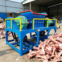 Déchiqueteur de viande animale pour le traitement des os congelés, contrôle automatique, conception hygiénique en acier inoxydable pour l'industrie de la fabrication de saucisses