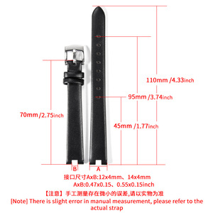สายนาฬิกาหนังแท้แฟชั่นหรูหราแบบกำหนดเอง JYD S887 OEM ODM 1:1 รุ่นเดียวกับของแท้ สำหรับนาฬิกา <span class=keywords><strong>Swarovski</strong></span> - Product Image 2