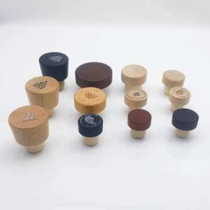 Bouchon de bouteille en bois Spirispak avec capuchon supérieur en bois, qualité alimentaire, <span class=keywords><strong>ouverture</strong></span> facile, fermeture lisse, logo et taille de port personnalisables - Product Image 5