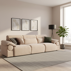 Sofá <span class=keywords><strong>Cama</strong></span> de Tela Europeo que Ahorra Espacio con Colchón Desplegable, Sofá <span class=keywords><strong>Cama</strong></span> Convertible de 2 Plazas para Sala de Estar Moderna u Hotel - Product Image 4