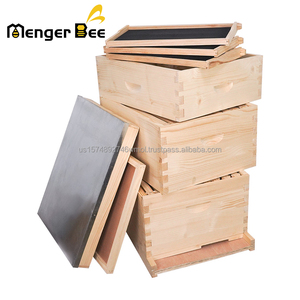 กล่องรังผึ้งไม้เฟอร์ Mengerbee ขนาด 10 เฟรม แบบ Langstroth ขนาดกลาง แบบ Super Box ยังไม่ได้ประกอบ สำหรับเลี้ยงผึ้ง - Product Image 3