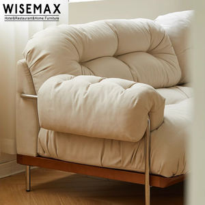 WISEMAX mobili giapponesi <span class=keywords><strong>minimal</strong></span> casa mobili piumino divano in metallo con struttura semplice divano in tessuto sezionale divano - Product Image 4