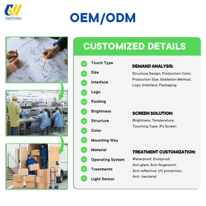 Boe của 24-inch độ phân giải cao TFT LCD cảm ứng công nghiệp Màn hình hiển thị tùy chỉnh 1920x360 <span class=keywords><strong>FHD</strong></span> Bar QV290FBM-N10 độ nét cao - Product Image 4