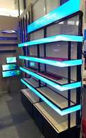 Écran LED publicitaire intelligent Prevision Ultra Slim COB P1.25 pour étagère 900x60mm 1200x60mm