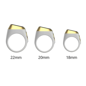 Waterproof Smart Zikr Ring Islamic Prayer Tally Counter <b>Digital</b> Alarm <b>Clock</b> Tasbeeh Reminder OLED Display IP68 for Muslim Islami - Product Image 4