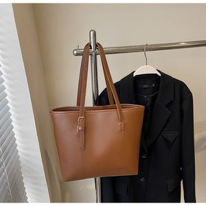 2025 Damen Umhängetasche mit großer Kapazität Klassischer Top-Griff PU-Leder-Reiß verschluss Verschluss Lässige Damen-Geldbörse - Product Image 2