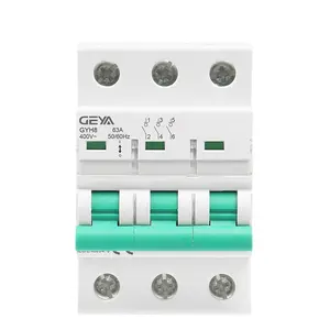 GEYA Original GYH8 3 Phase Isolating Switch Breaker Type Of Isolator Switch Main Switch