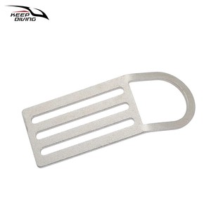 Hebilla de Posicionamiento SSA MK01D Técnica de Acero Inoxidable 316 con Anillo en D Curvo de Montaje Lateral para Correas Japonesas para Equipo de Buceo - Product Image 4