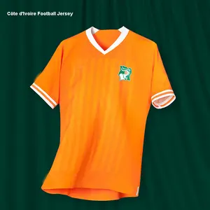 Côte d'Ivoire 2022 2023 Côte d'Ivoire Maillot à domicile Version joueur et maillot d'équipe de football version funs