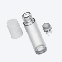 DEMEI bouteille d'huile essentielle à bille en verre à fond épais 10ml avec capuchon à bille roulante couleur personnalisée