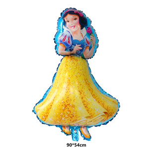 Globo de papel de aluminio de princesa, 5 uds., Blancanieves, <span class=keywords><strong>Cenicienta</strong></span>, Globos de dibujos animados, globo de cumpleaños, decoración de fiesta, Globos de juguete para niñas y niños - Product Image 2