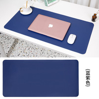 Tapis de souris en cuir pour bureau, tapis de souris professionnel en cuir vegan PU