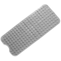 Matériau pour salle de bain antidérapant avec ventouse Tapis de bain antidérapant Tapis de bain extra long (violet clair)