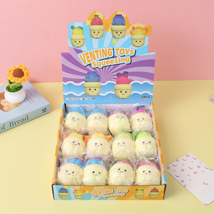 Jouets de décompression à presser en TPR de haute qualité, mini cactus en pot de dessin animé, cadeau promotionnel pour enfants et adultes - Product Image 6