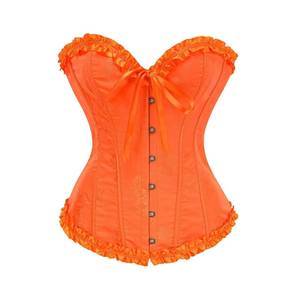 Cross-border Dark Gothic Velvet Lace-up Corset Halloween Lace <b>Patchwork</b> Sling Tank <b>Top</b> Breathable Bustier Short Polyester - Product Image 6