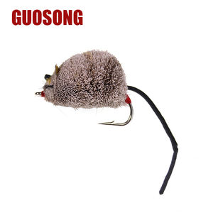 Souris réaliste mouche basse Bug mouche Topwater souris Rat mouche motif <span class=keywords><strong>pour</strong></span> <span class=keywords><strong>arc</strong></span>-<span class=keywords><strong>en</strong></span>-<span class=keywords><strong>ciel</strong></span> <span class=keywords><strong>truite</strong></span> brochet <span class=keywords><strong>pêche</strong></span> leurres appât - Product Image 1