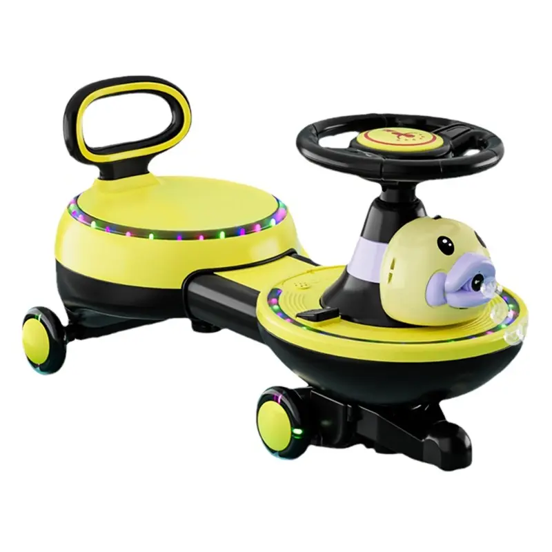 Ride-on Electric Toy Kids Swing Twist Wiggle Car For Children kids' swing cars 360 degree rotating electric happy swing car