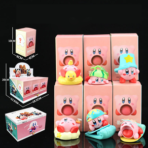Cajas Sorpresa Misteriosas con Figuras de Acción, Adorable <span class=keywords><strong>Figura</strong></span> de Acción de <span class=keywords><strong>Kirby</strong></span> de Dibujos Animados, Caja Ciega, Decoración para Coche y Escritorio, Coleccionables, Regalos - Product Image 1