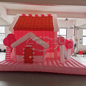 <b>Inflatable</b> Candy <b>House</b> PVC 2 To 4 Years Kids Playhouse For Store Display Customizable - Product Image 4