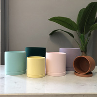 Pot Bunga Sukulen Keramik Mini Lucu Gaya Cina OEM, Ukuran Kecil, Murah Grosir, Dilengkapi Lubang Drainase, Cocok untuk Rumah dan Taman