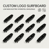 Planche de surf électrique motorisée en fibre de carbone étanche, prix usine, avec repose-pieds brillants et discrets