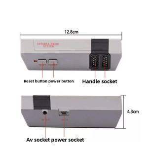 เครื่องเล่นวิดีโอเกมทีวี N600 สำหรับเล่นหลายคน พร้อมเกมอาร์เคดย้อนยุคในตัว คอนโทรลเลอร์คู่ เหมาะสำหรับเกมครอบครัว - Product Image 3