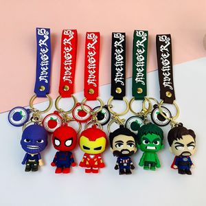 Portachiavi all'ingrosso con personaggi <span class=keywords><strong>Marvel</strong></span>: Iron Spider-Man, Thanos - Ciondolo 3D a forma di bambola, per borsa e auto, anti-smarrimento - Product Image 1