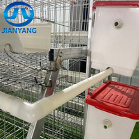 Nouvelles cages à poulets en fil d'acier galvanisé de type A à 3/4 couches pour une production élevée d'œufs