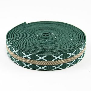High Quality <b>Webbing</b> Custom Logo 35mm Polyester Jacquard <b>Webbing</b> Tape Straps for Backbags Shoes Home Textiles - Product Image 4