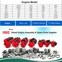 Mesin Dongfeng 6BT 250 HP Diesel 6BTA5.9 6 CTA 8.3 Rakitan Mesin untuk Cummins