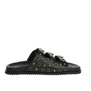Ciabatte basse da donna K-10931 bianche, sandali comodi e piatti - Product Image 4