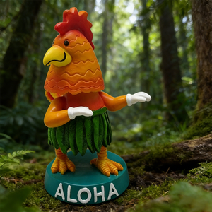 دمية دجاجة هاواي هولا صغيرة للوحة القيادة - Product Image 4