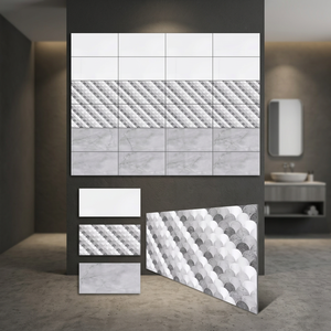 Azulejos de Cerámica Rectificados Digitales Impermeables de 300x600mm con Acabado Brillante Efecto Madera para Baños, Exteriores e Interiores de Pasillos - Product Image 2