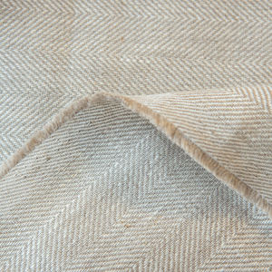 Venta al por mayor 100% tela de lino orgánico 300 GSM tejido de sarga tejido espiga suave transpirable tela estampada para textiles para el hogar camisa - Product Image 6