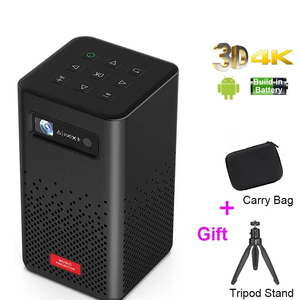 Tragbarer 4K 3D DLP Film projektor <span class=keywords><strong>Android</strong></span> 9.0 Mini Pocket Video Beamer Outdoor <span class=keywords><strong>Build</strong></span> Batterie Home Digital projektor - Product Image 2
