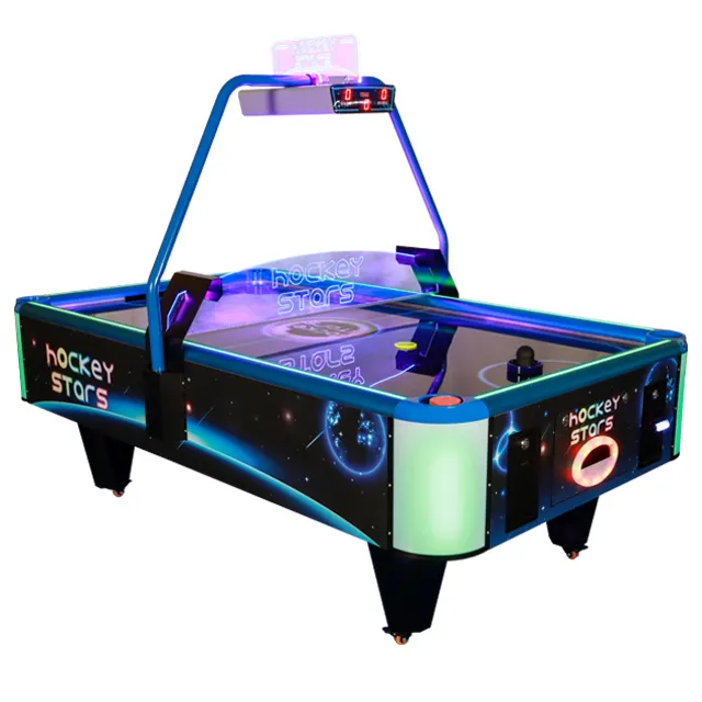 Indoor Sport 4 Speler Muntautomaat Air Hockey Tafel Spel Superieure Sport Kid Air Hockey Game Machine