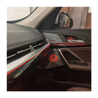 Compatible avec BMW X1 U11, cache-haut-parleur de porte automobile, garniture décorative lumineuse d'ambiance, pièces de décoration en gros