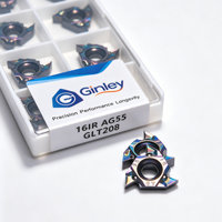 Insertos de Roscado de Carburo de Tungsteno Indexables ISO LDA 16ER1.0/1.5/1.75/2.0/2.5/3.0 16IR1.0/1.5/1.75/2.0/2.5/3.0 16ERAG60 16IRAG60