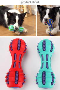 כבד החובה בלתי ניתן להריסה קשה חורק כלב ללעוס צעצוע עבור לועסי אגרסיביים - Product Image 2