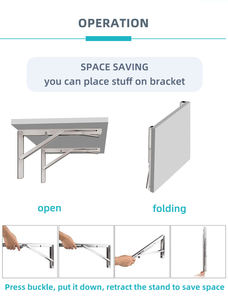 Vente en gros de supports muraux à 90 degrés en fer en acier inoxydable avec revêtement en poudre supports <span class=keywords><strong>d</strong></span>'<span class=keywords><strong>angle</strong></span> industriels simples et modernes - Product Image 4