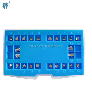 Aifan Dental เครื่องมือจัดฟัน,การจัดฟันด้วยหลอด Buccal จำนวน4ชิ้นวงเล็บมัดด้วยตัวเอง022 - Product Image 3