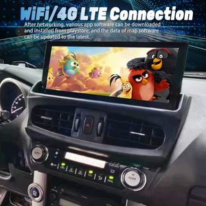 Écran Android 13 de 12,3 pouces 1920*720 pour TOYOTA LAND CRUISER PRADO 2010 - 2022 Autoradio GPS Radio Lecteur multimédia vidéo de voiture - Product Image 2